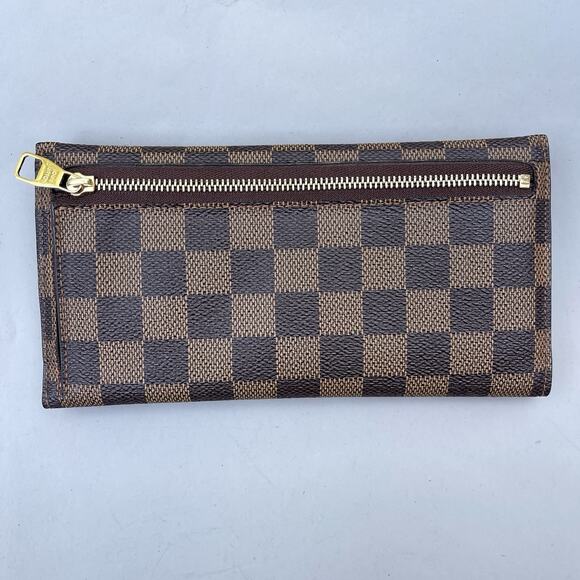 Louis Vuitton Origami Wallet Damier Ebene Long Brown - Picture 2 of 15
